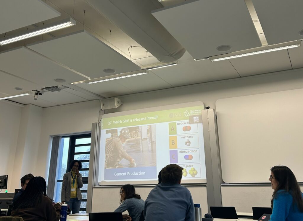 Students at the Climate Literacy Introduction Session