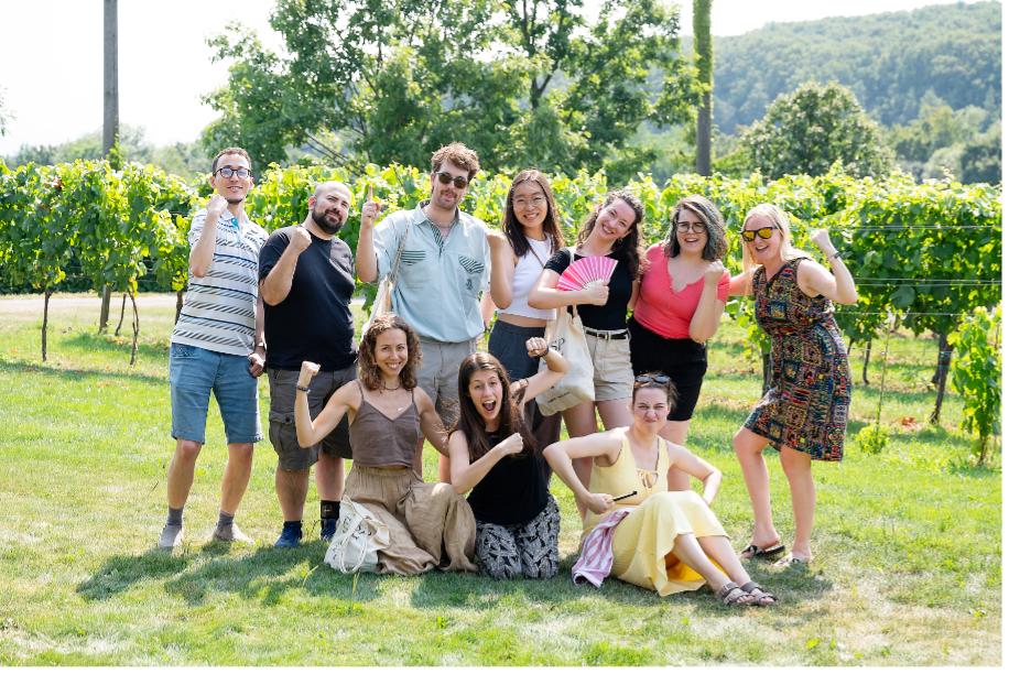 Group photo of students