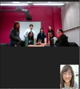 Student Team meeting online and in person