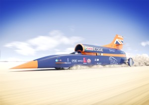 BLOODHOUND SSC front dynamic - Flock and Siemens