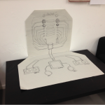 Cardboard model