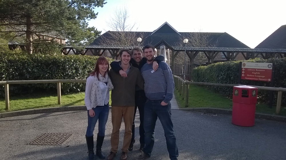 Jemma, Leighton, Jon and Jon ready to talk about engineering