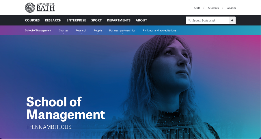 School of Management template