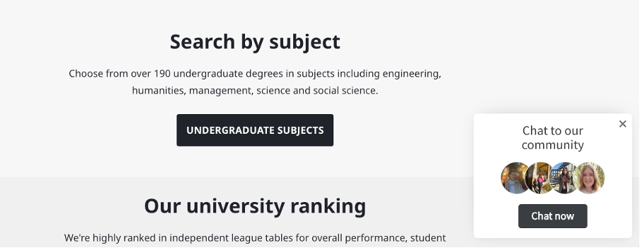 The Ambassador Platform feature on course pages.