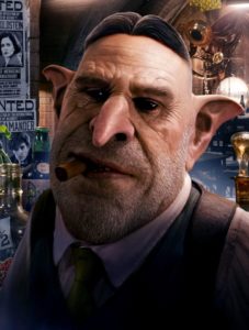 Gnarlak, a goblin played by culture champion Ron Perlman. Image courtesy of Warner Bros. Pictures