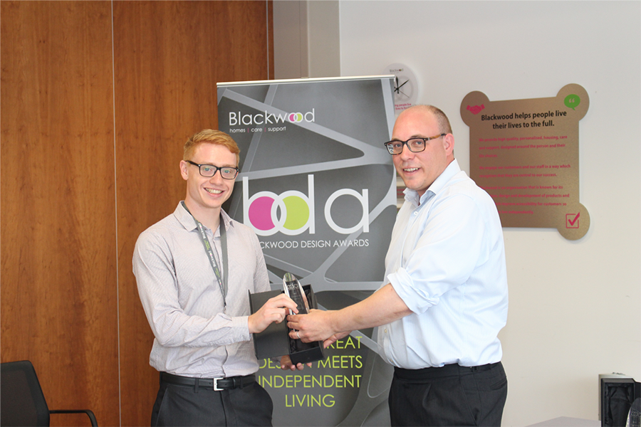 Accepting the New Best Design Award