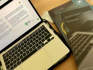 Image of Laptop and learning resources