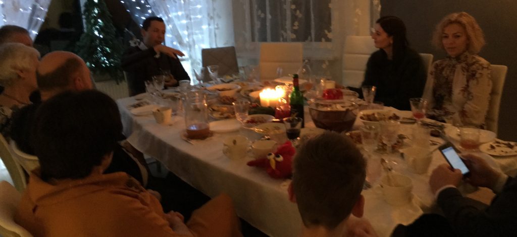 From Aiste’s personal library, a photo from the Christmas Eve featuring a small part of her family – the rest are playing table tennis in the basement or sitting by the fireplace, trying to escape the constant food nibbling and chats about politics.