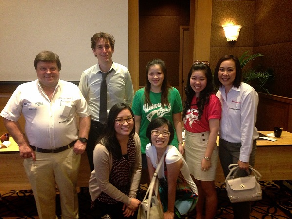 Andy with Thai alumni and University of Bath representatives in Bangkok
