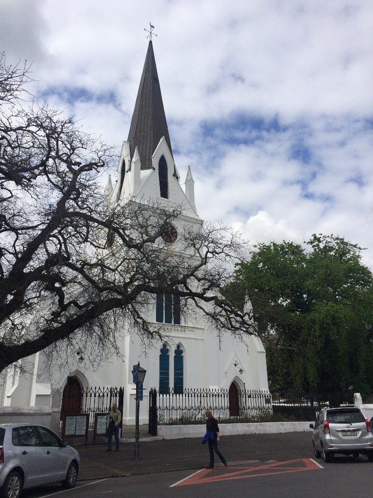 A church in Stellenbosch