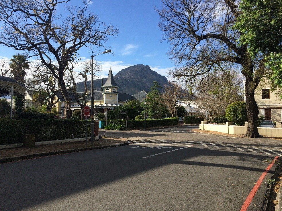 Street scene in Stellenbosch