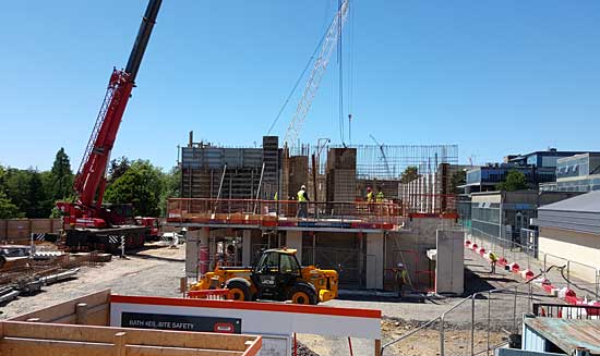 4 East South under construction