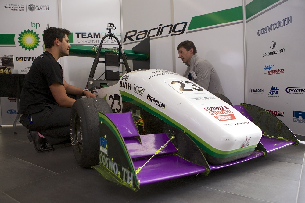 Crispin and Formula student car