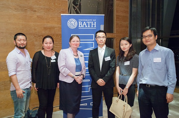 The Vice-Chancellor with members of the Shanghai Alumni Chapter
