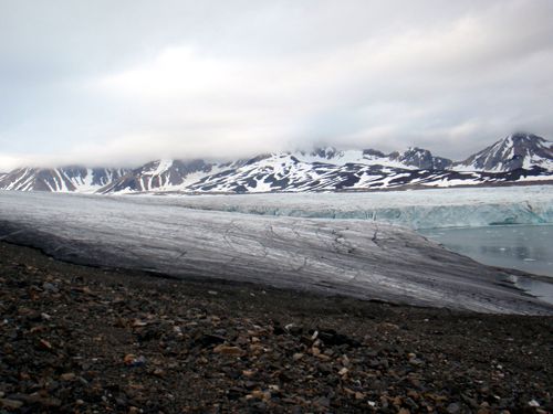 A different view from our favourite glacier.