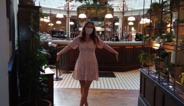 Me in The Botanist Cafe