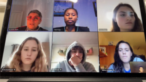 University extracurricular Spanish class on Zoom