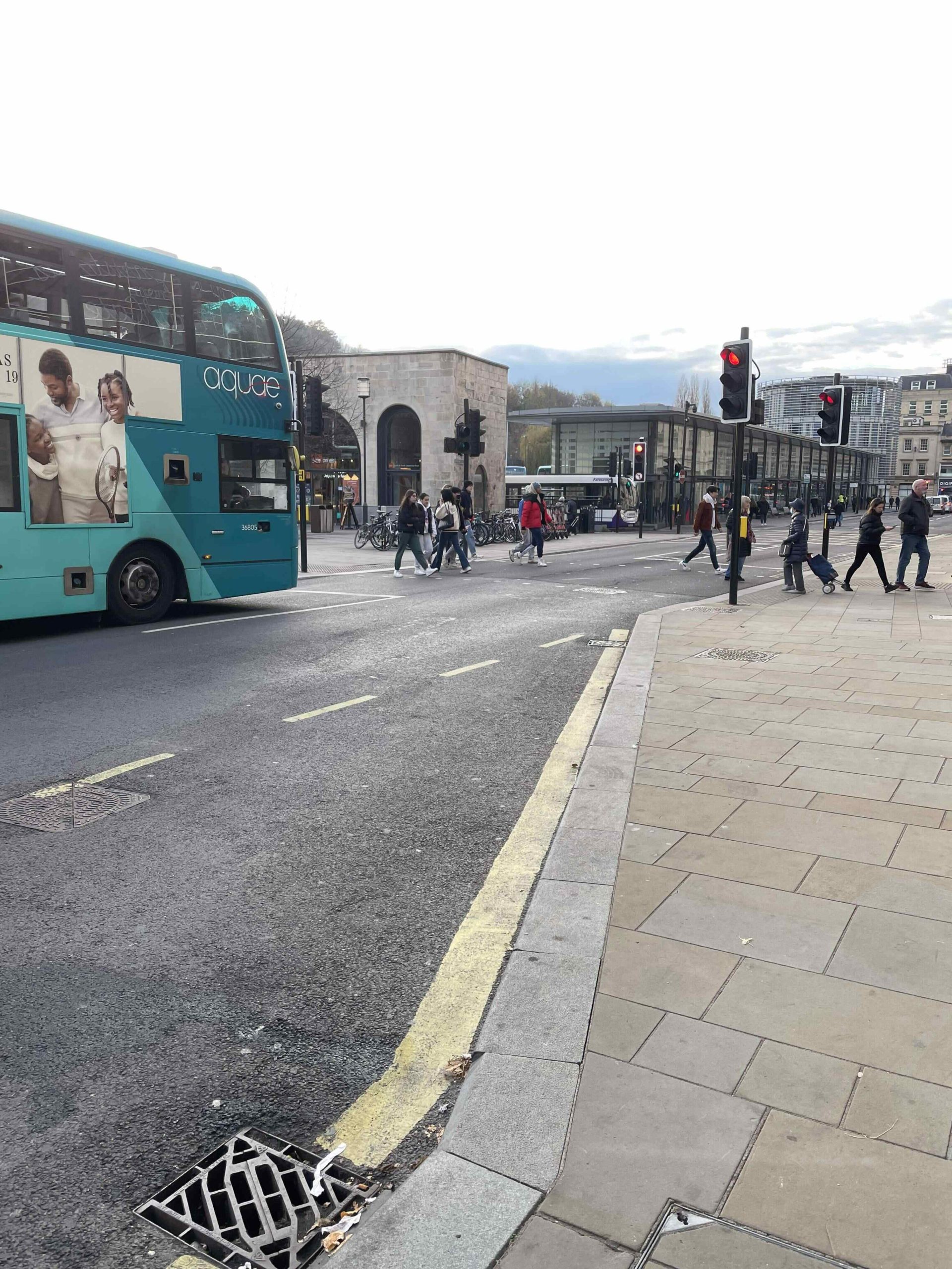 Bus Stop at Dorchester Street