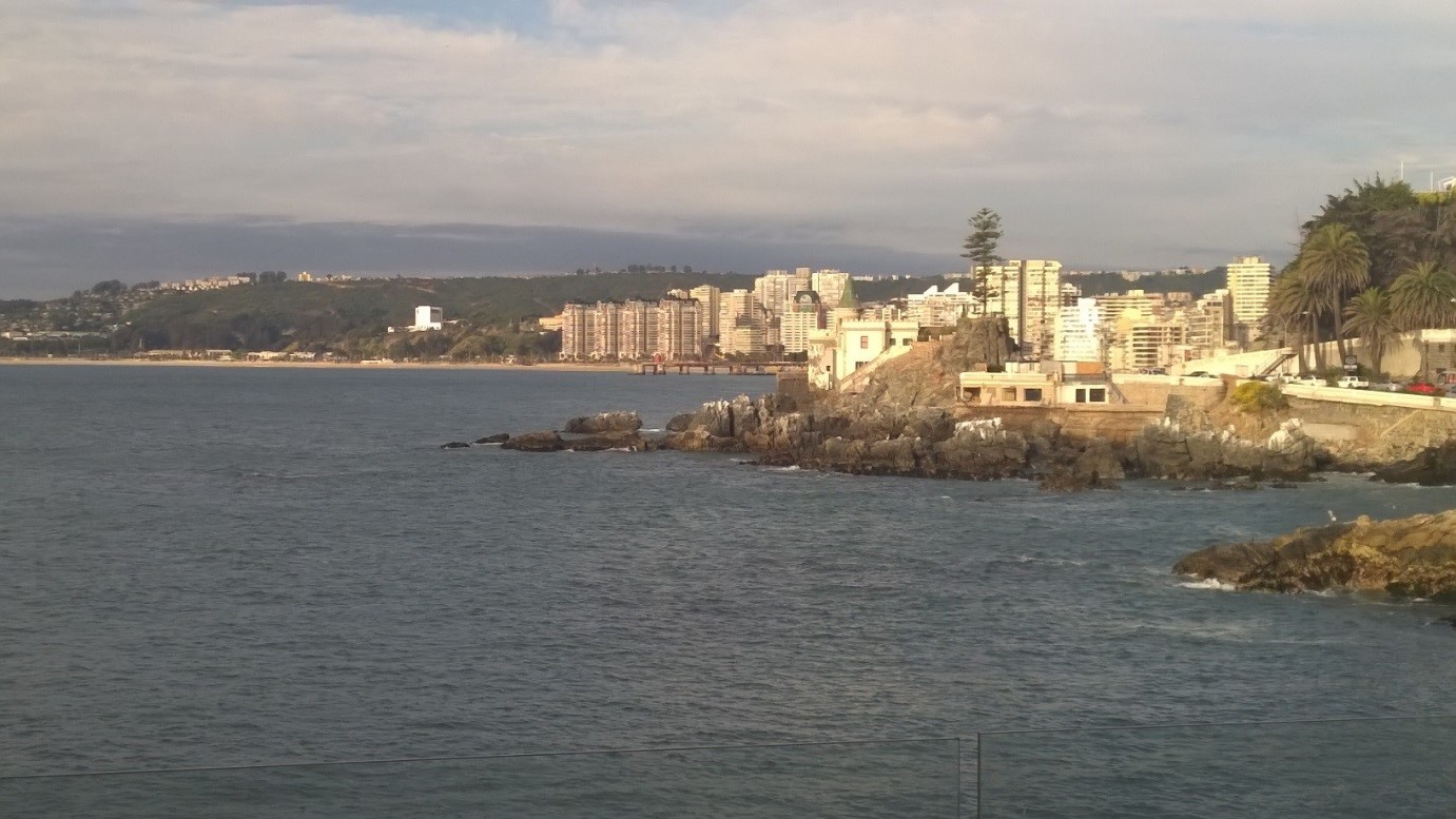 The beautiful Viña del Mar, Chile in November (22-24 °C)