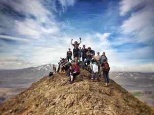 Top of mountain