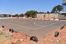 Completed sports facility