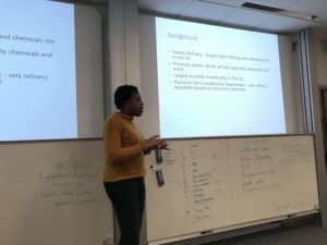 Esther Kamgaing explains how her placement at Exxon Mobil developed her skills